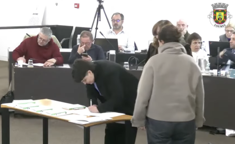 Rita Sarrico, deputada do Bloco, a tomar posse nas comissões